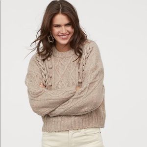 ✨CLOSET CLEAR OUT✨H&M Cable Knit Melange Sweater